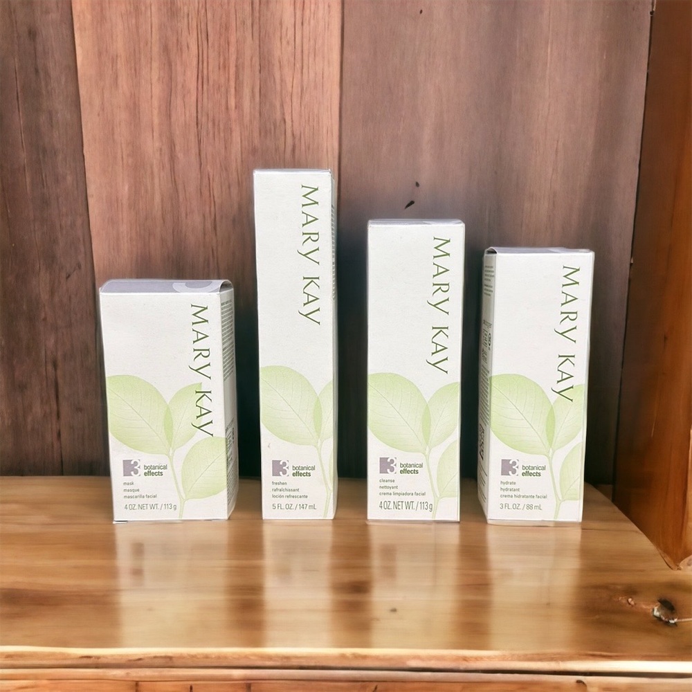 Mary Kay Botanical Effects Formula 3 Mask - Freshen - Cleanse - Hydrate Set NIB